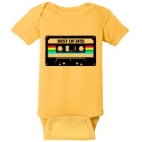Best Of 1935 Retro 90th Birthday Mixtape Baby Bodysuit