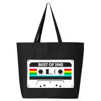 Best Of 1945 Retro 80th Birthday Mixtape 25L Jumbo Tote