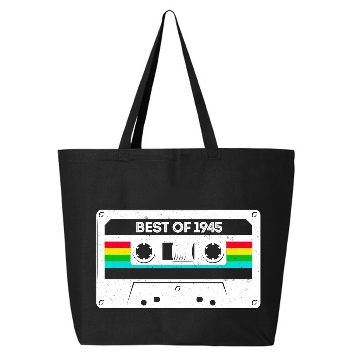 Best Of 1945 Retro 80th Birthday Mixtape 25L Jumbo Tote