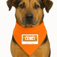 Best Of 1945 Retro 80th Birthday Mixtape USA-Made Doggie Bandana