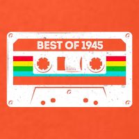 Best Of 1945 Retro 80th Birthday Mixtape Polo