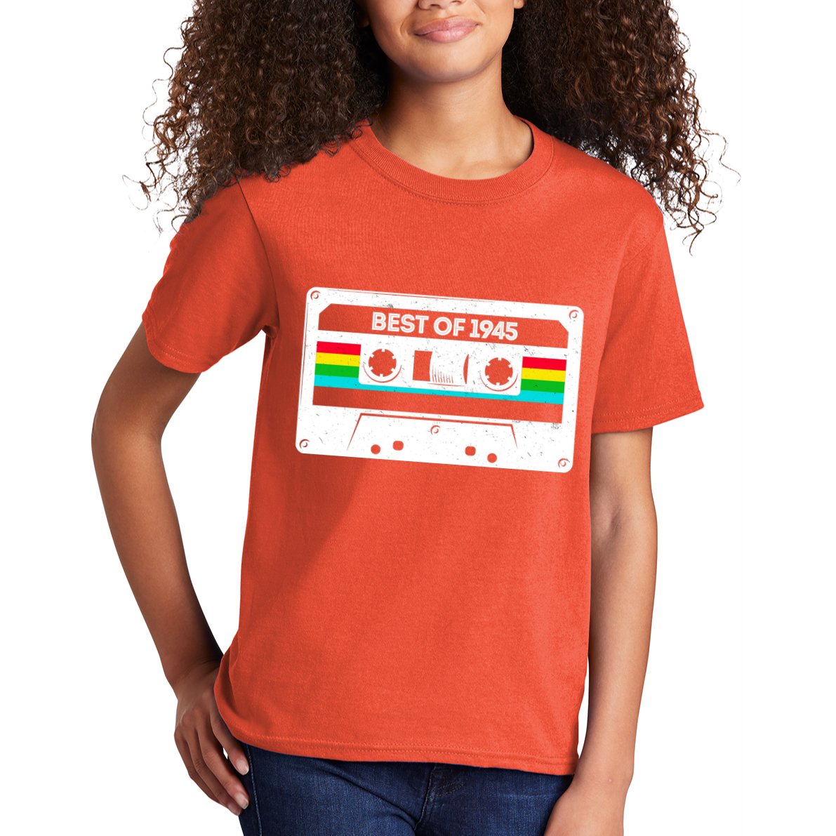 Best Of 1945 Retro 80th Birthday Mixtape Kids T-Shirt