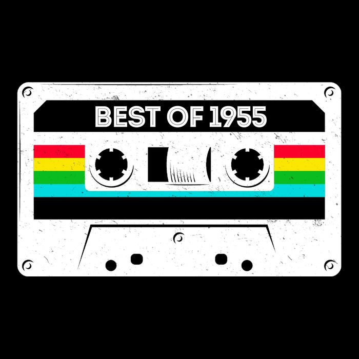 Best Of 1955 Retro 70th Birthday Mixtape 7-Panel Snapback Hat