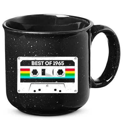 Best Of 1965 Retro 60th Birthday Mixtape 15oz Campfire Ceramic Mug