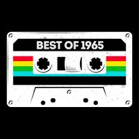 Best Of 1965 Retro 60th Birthday Mixtape Flatbill Hat
