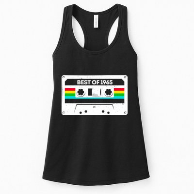 Best Of 1965 Retro 60th Birthday Mixtape Womens Tank Top
