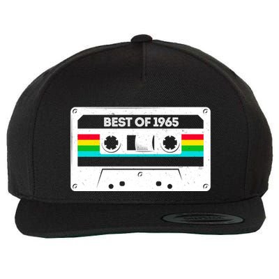 Best Of 1965 Retro 60th Birthday Mixtape Wool Snapback Cap