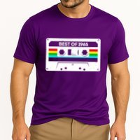 Best Of 1965 Retro 60th Birthday Mixtape Cooling Performance Crew T-Shirt