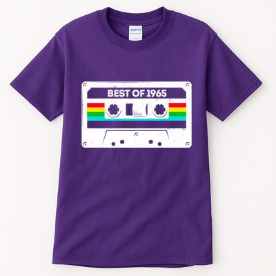 Best Of 1965 Retro 60th Birthday Mixtape Tall T-Shirt