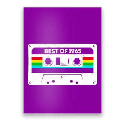 Best Of 1965 Retro 60th Birthday Mixtape Poster