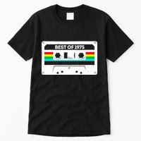 Best Of 1975 Retro 50th Birthday Mixtape Tall T-Shirt