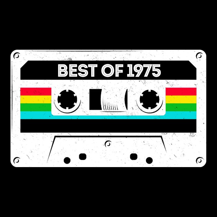 Best Of 1975 Retro 50th Birthday Mixtape Tall T-Shirt