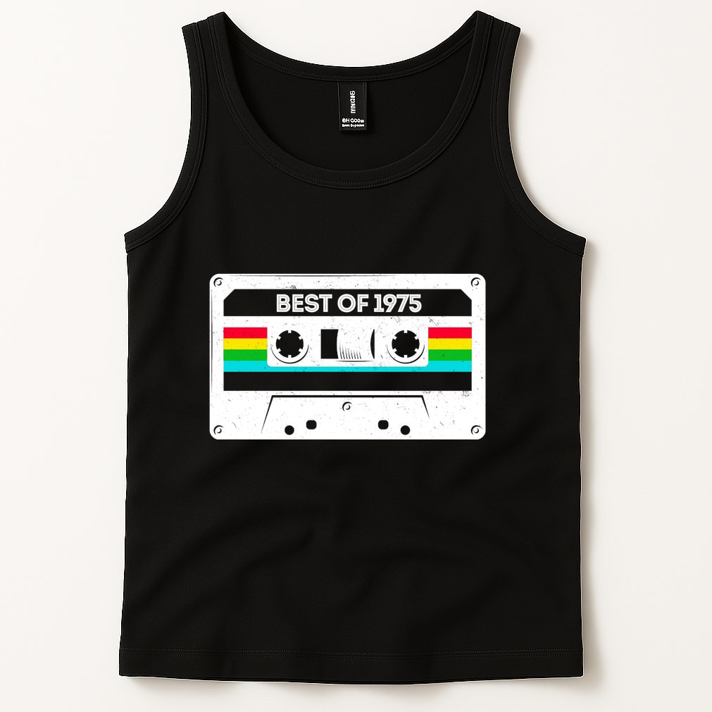 Best Of 1975 Retro 50th Birthday Mixtape Tank Top