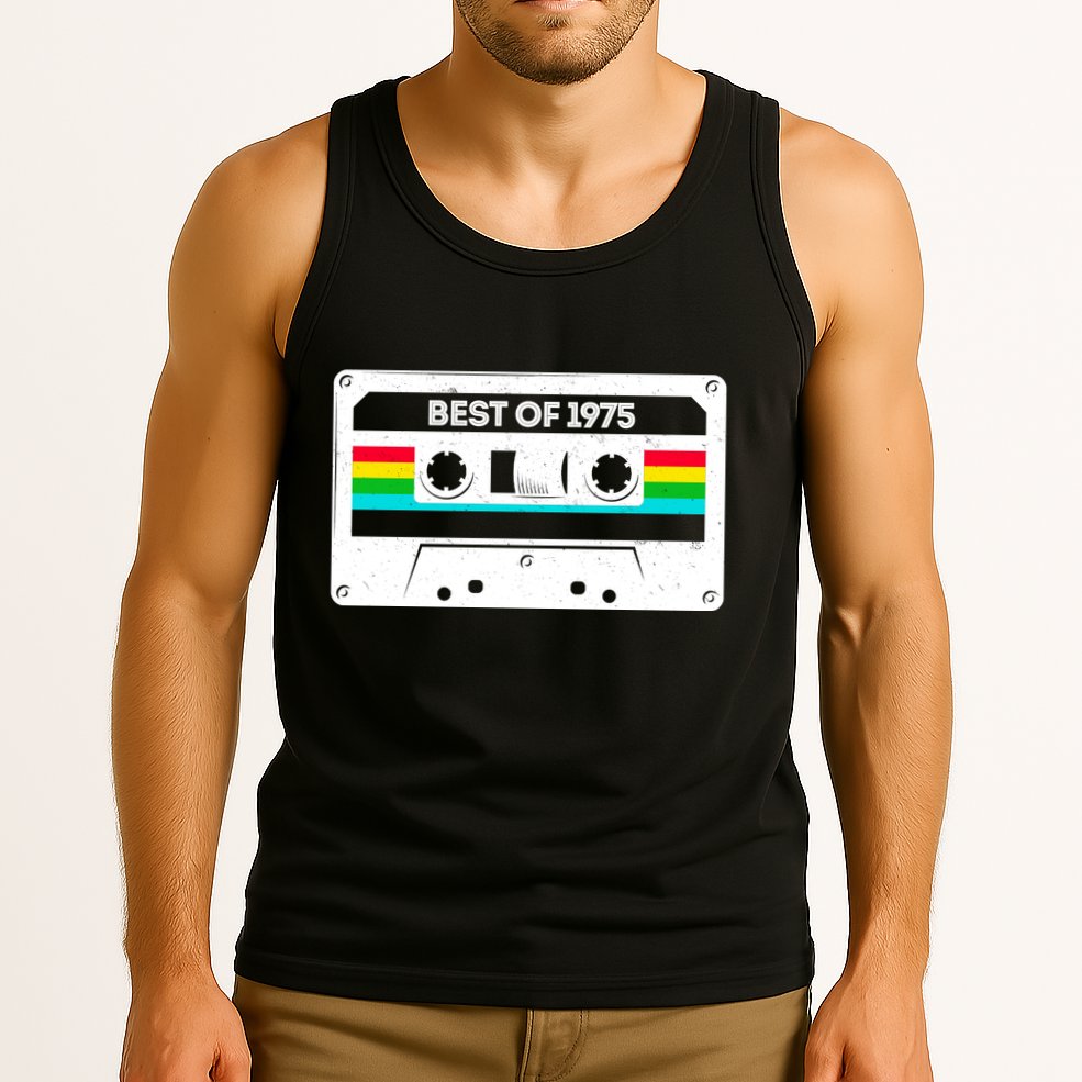 Best Of 1975 Retro 50th Birthday Mixtape Tank Top