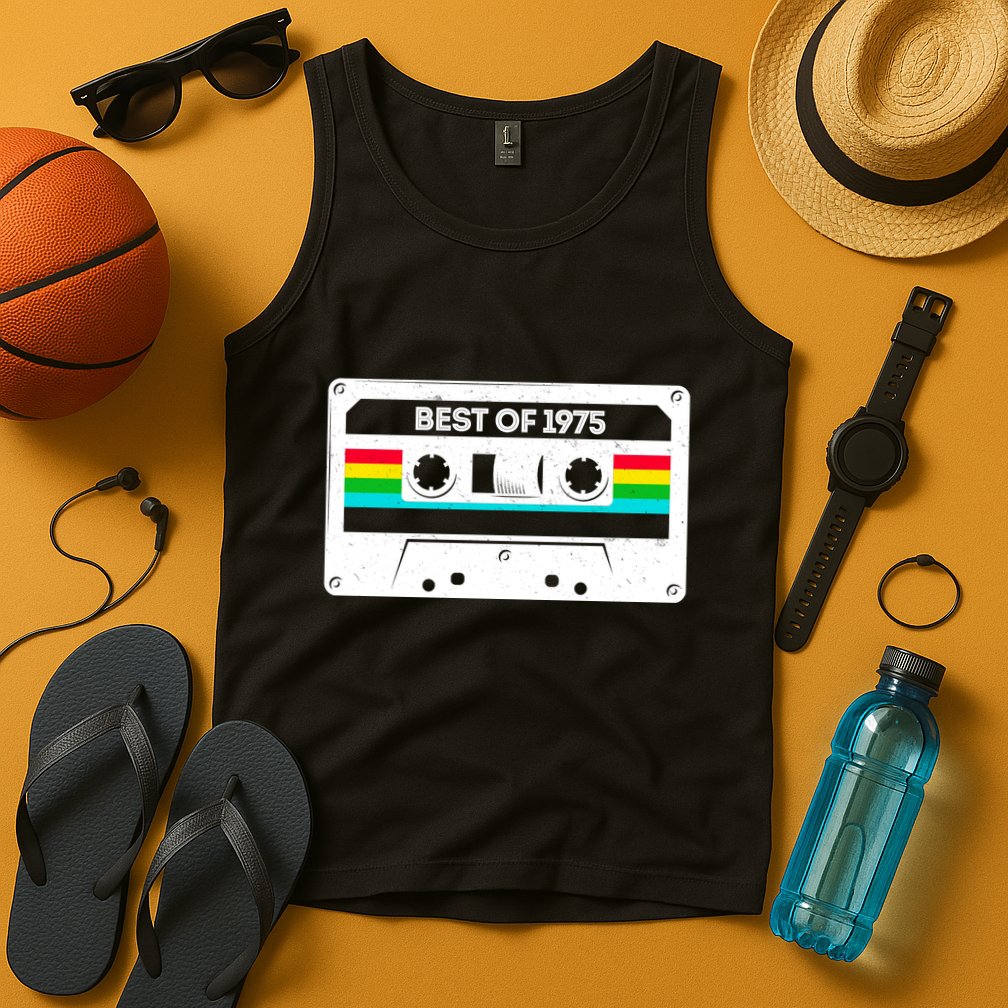 Best Of 1975 Retro 50th Birthday Mixtape Tank Top