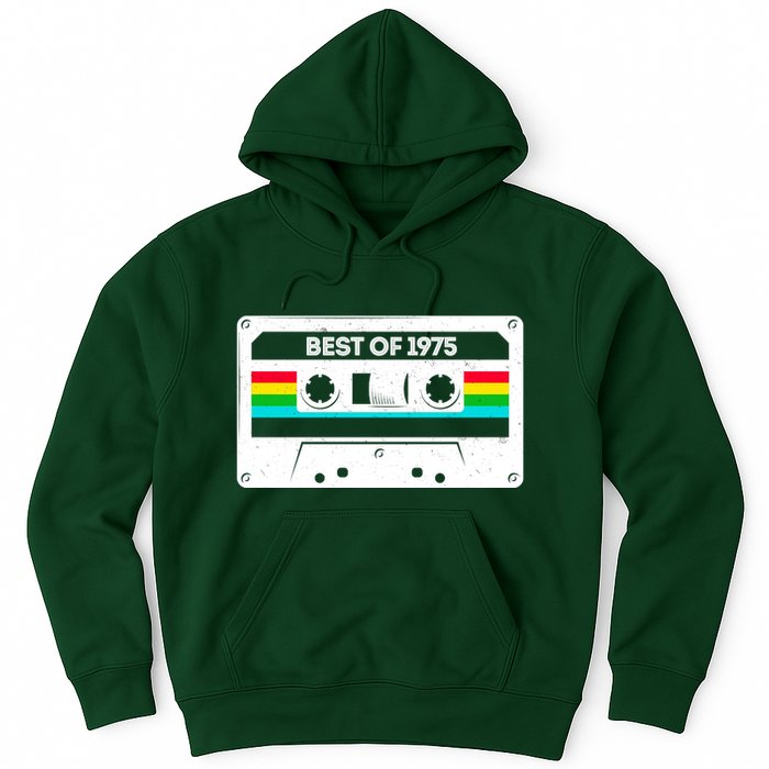 Best Of 1975 Retro 50th Birthday Mixtape Hoodie