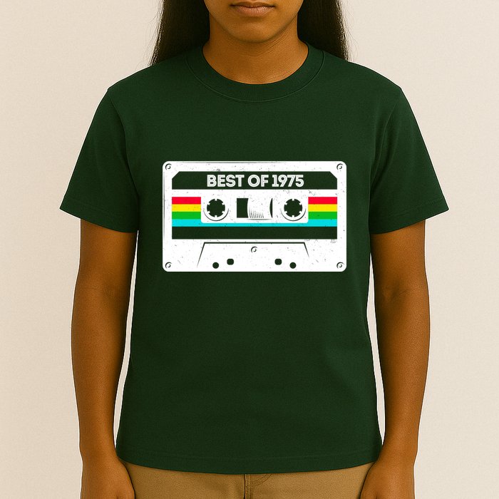 Best Of 1975 Retro 50th Birthday Mixtape T-Shirt