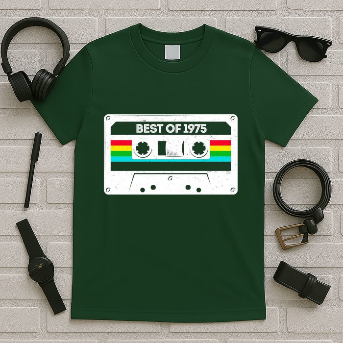 Best Of 1975 Retro 50th Birthday Mixtape T-Shirt