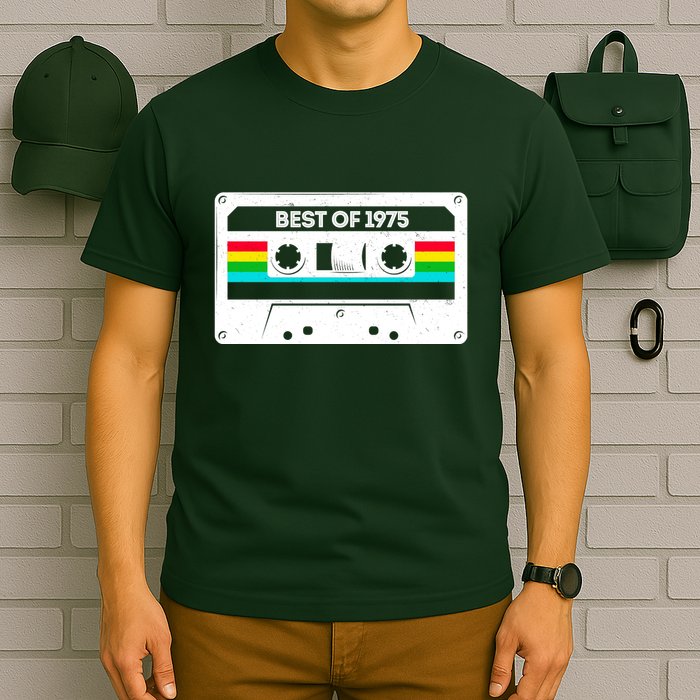 Best Of 1975 Retro 50th Birthday Mixtape T-Shirt