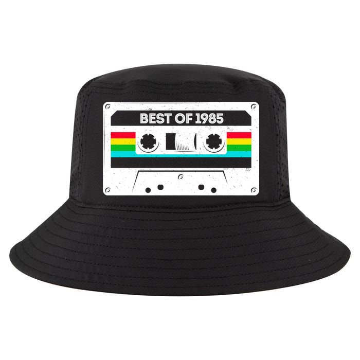 Best Of 1985 Retro 40th Birthday Mixtape Cool Comfort Performance Bucket Hat