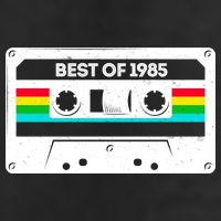 Best Of 1985 Retro 40th Birthday Mixtape Cool Comfort Performance Bucket Hat