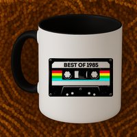 Best Of 1985 Retro 40th Birthday Mixtape Mug
