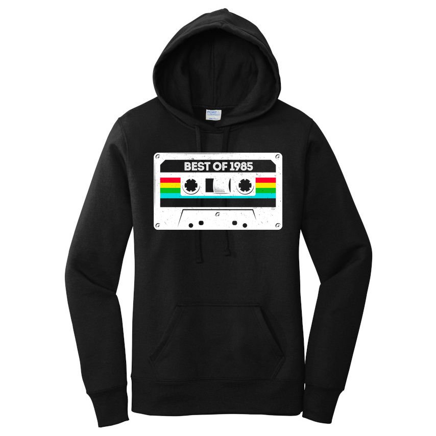 Best Of 1985 Retro 40th Birthday Mixtape Women's Pullover Hoodie
