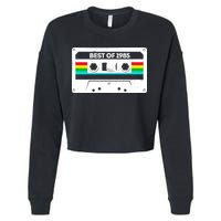 Best Of 1985 Retro 40th Birthday Mixtape Cropped Pullover Crew