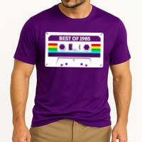 Best Of 1985 Retro 40th Birthday Mixtape Cooling Performance Crew T-Shirt