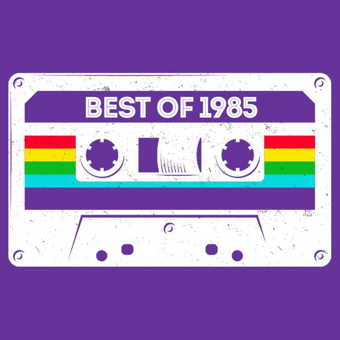 Best Of 1985 Retro 40th Birthday Mixtape Cooling Performance Crew T-Shirt