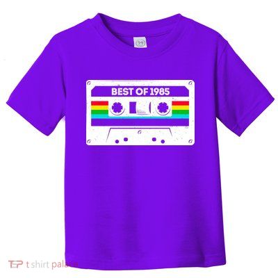 Best Of 1985 Retro 40th Birthday Mixtape Toddler T-Shirt