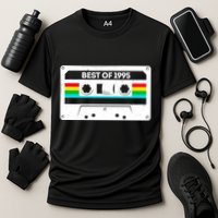 Best Of 1995 Retro 30th Birthday Mixtape Cooling Performance Crew T-Shirt