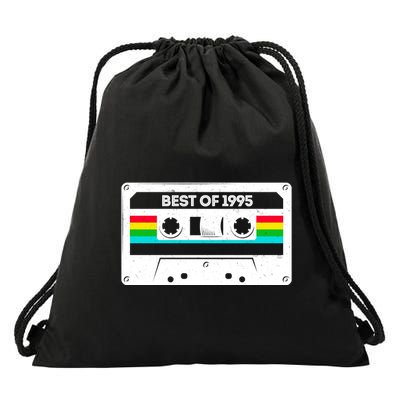 Best Of 1995 Retro 30th Birthday Mixtape Drawstring Bag