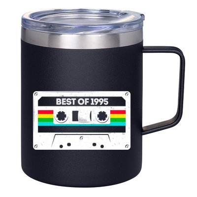 Best Of 1995 Retro 30th Birthday Mixtape 12oz Stainless Steel Coffee Mug