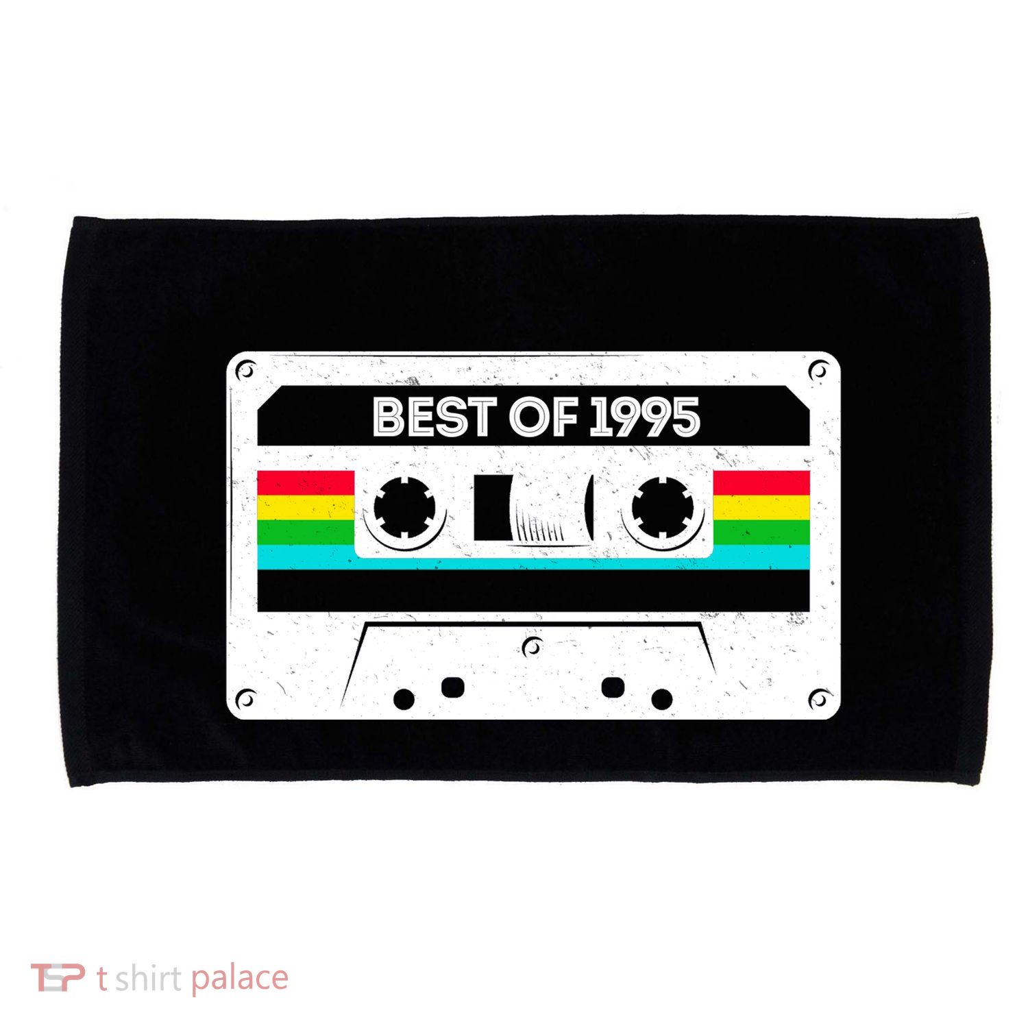Best Of 1995 Retro 30th Birthday Mixtape Microfiber Hand Towel