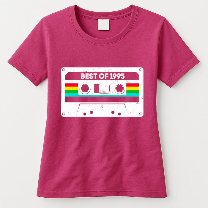 Best Of 1995 Retro 30th Birthday Mixtape Womens T-Shirt