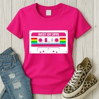 Best Of 1995 Retro 30th Birthday Mixtape Womens T-Shirt