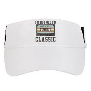 Best of 1973 50th Birthday Gifts BDay Adult Drive Performance Visor