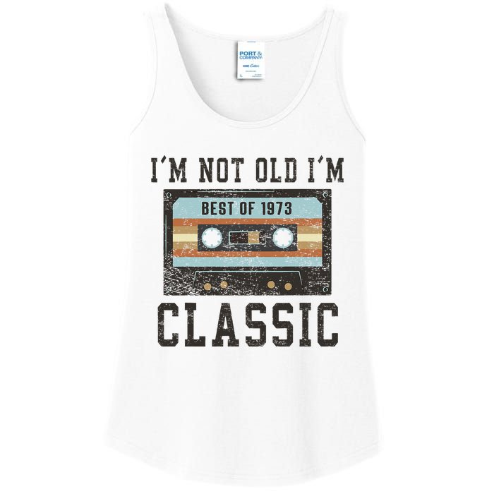 Best of 1973 50th Birthday Gifts BDay Ladies Essential Tank