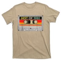 Best Of 1980 43th Birthday Gifts Cassette Tape Vintage T-Shirt