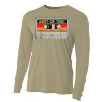 Best Of 1980 43th Birthday Gifts Cassette Tape Vintage Cooling Performance Long Sleeve Crew