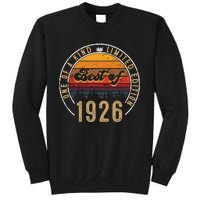 Best Of 1926 Birthday Gift 96 Years Old Sweatshirt