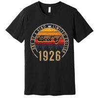 Best Of 1926 Birthday Gift 96 Years Old Premium T-Shirt