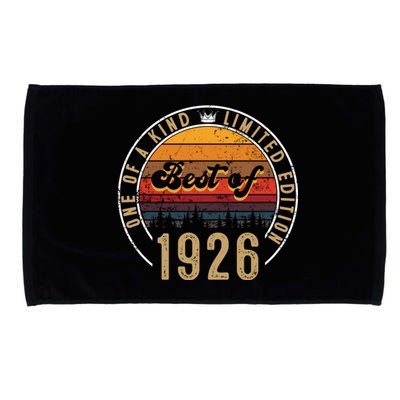 Best Of 1926 Birthday Gift 96 Years Old Microfiber Hand Towel