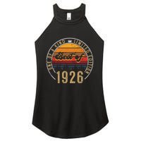 Best Of 1926 Birthday Gift 96 Years Old Women's Perfect Tri Rocker Tank