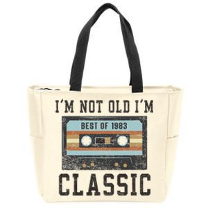 Best Of 1983 41st Birthday Gifts Bday 41 Birthday Zip Tote Bag