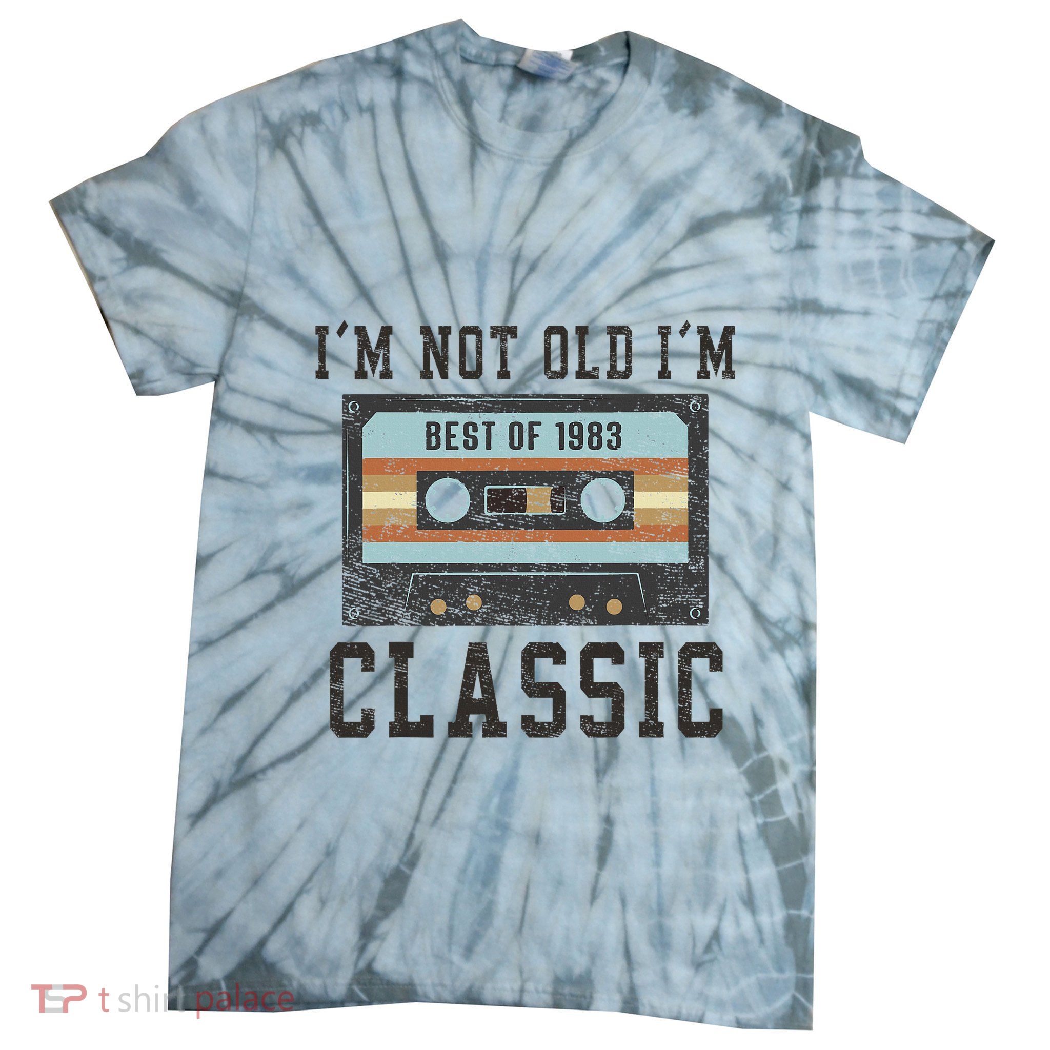 Best Of 1983 41st Birthday Gifts Bday 41 Birthday Tie-Dye T-Shirt