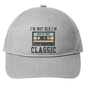 Best Of 1983 41st Birthday Gifts Bday 41 Birthday 7-Panel Snapback Hat