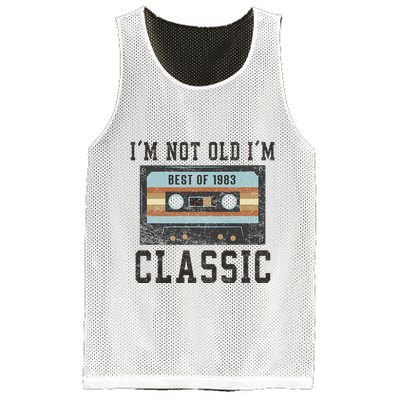 Best Of 1983 41st Birthday Gifts Bday 41 Birthday Mesh Reversible Basketball Jersey Tank