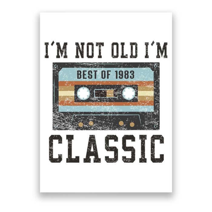 Best Of 1983 41st Birthday Gifts Bday 41 Birthday Poster